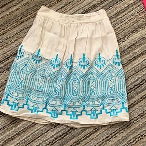 Madison embroidered skirt